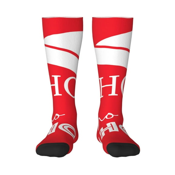 Logiee Saying Ho Ho Ho Print Gift Stocking Stuffers,Adult Stockings,Novelty Socks,Funny Socks Birthday Running Walking Sleeping