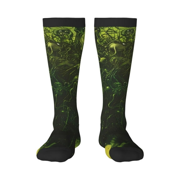 Logiee Screaming Horror Art Print Gift Stocking Stuffers,Adult Stockings,Novelty Socks,Funny Socks Birthday Running Walking Sleeping