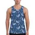 thumbnail image 1 of Logiee Shark pirate Print Men's Workout Tank Top,Quick Dry Workout Tank Top,Gym Muscle Tee,Fitness Bodybuilding Sleeveless T Shirt-4X-Large, 1 of 7
