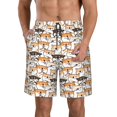 thumbnail image 1 of Logiee Shiba Inu Dog Print Mens Swim Trunks Quick Dry Board Shorts,Breathable Hawaii Beach Shorts Swimwear Bathing Suits-Medium, 1 of 6