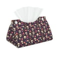 thumbnail image 1 of Logiee Skull flower leaf colorful Print Tissue Box Cover,Stylish Tissue Box Holder Decorative Tissue Cover for Bathroom Toilet Bedroom Living Room Table Desk Office, 1 of 7