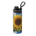 thumbnail image 1 of Logiee Sky Golden Sunflower Field Print Water Bottle,18oz Sports Insulated Kettle for Cycling Gym Basketball Outdoor, Suitable as a Present, 1 of 7