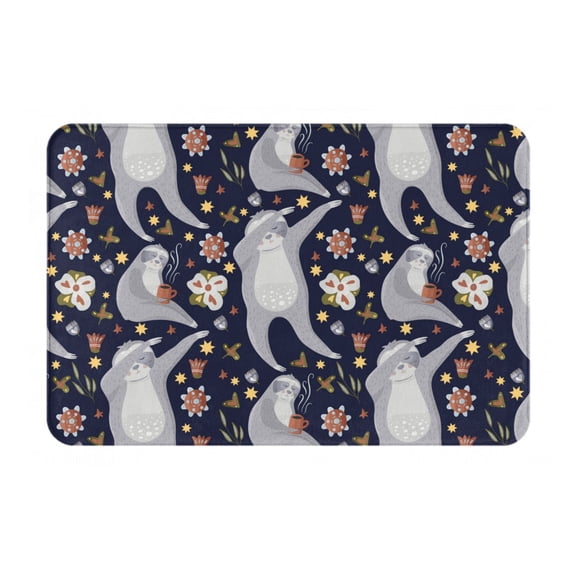 Logiee Sloths Dancing Print Welcome Mats for Entryway,Door Mat for Front Door,Entry Mat,Doormat for Garden, Garage, Patio, Home, Porch Decor