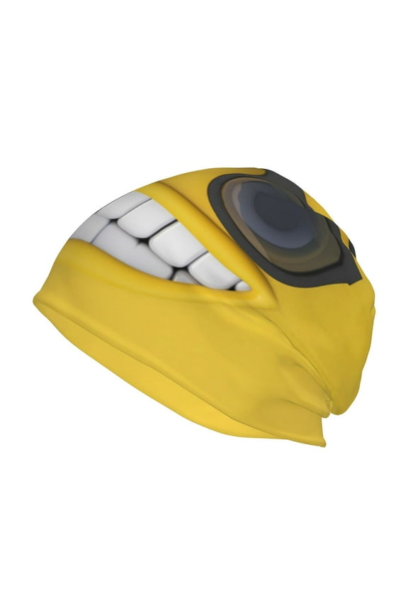 Smiling With Sunglasses Print Unisex Knit Beanie for Men Women Winter Hat,Beanies Skull Caps