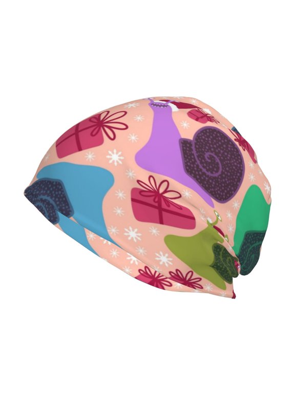 Snails Print Unisex Knit Beanie for Men Women Winter Hat,Beanies Skull Caps