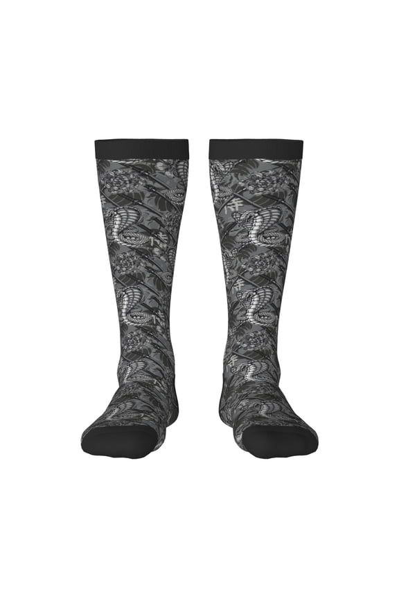 Snake Print Gift Stocking Stuffers,Adult Stockings,Novelty Socks,Funny Socks Birthday Running Walking Sleeping