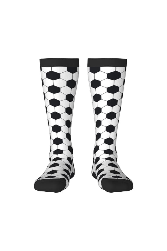 Soccer Ball Print Gift Stocking Stuffers,Adult Stockings,Novelty Socks,Funny Socks Birthday Running Walking Sleeping