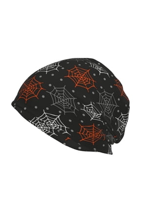 Spider Web Print Unisex Knit Beanie for Men Women Winter Hat,Beanies Skull Caps