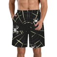 thumbnail image 1 of Logiee Spiders On The Web Print Mens Swim Trunks Quick Dry Board Shorts,Breathable Hawaii Beach Shorts Swimwear Bathing Suits-Large, 1 of 6