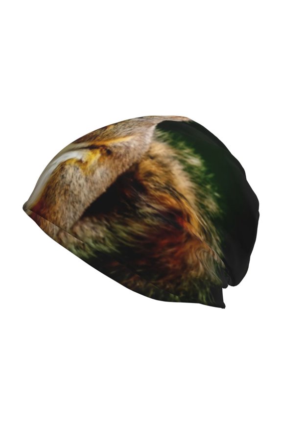 Squirrels Eating Peanuts On The Tree Print Unisex Knit Beanie for Men Women Winter Hat,Beanies Skull Caps