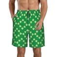 thumbnail image 1 of Logiee St Patrick's Day Print Mens Swim Trunks Quick Dry Board Shorts,Breathable Hawaii Beach Shorts Swimwear Bathing Suits-Medium, 1 of 6