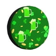 thumbnail image 1 of Logiee St Patrick's Day2 Print Spare Tire Cover, Universal Wheel Protectors,Waterproof Dust-Proof UV Sun Wheel Tire Cover,Fit for SUV, RV, Travel Trailer, Truck-17 inch, 1 of 6