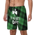 thumbnail image 1 of Logiee St Patrick's day Print Men's Swim Trunk,Quick Dry Board Shorts ,Men's Swim Trunks with Compression Liner, Bathing Suits with Pockets-X-Large, 1 of 6