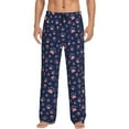 thumbnail image 1 of Logiee Star Dog Paw Print Pajama Pants for Men,Men’s Pajama Bottoms,Mens PJ Pants with Pockets & Button Fly-Small, 1 of 6