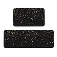 thumbnail image 1 of Logiee Star Silver Glitter Print Kitchen Mats for Floor Sets of 2,Waterproof Kitchen Rugs,Non Slip Comfort Standing Mat Rug for Home,Runner,Sink,Office,Laundry, 1 of 6