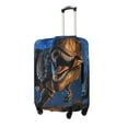 thumbnail image 1 of Logiee Starry Night Charging Dinosaur Print Travel Luggage Cover,Suitcase Protector, Washable Elastic Suitcase Baggage Cover,Closure for Wheeled Suitcase Fit 18-32 Inch Luggage-X-Large, 1 of 7