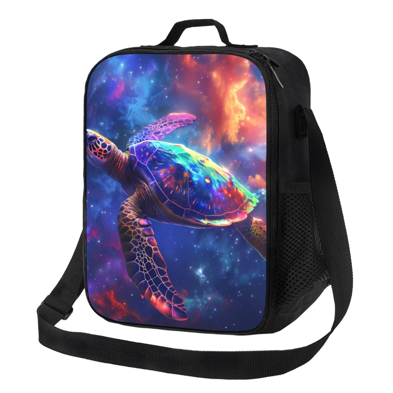Logiee Starry Sky Turtle Print Insulated Lunch Bag for Women/Men ...