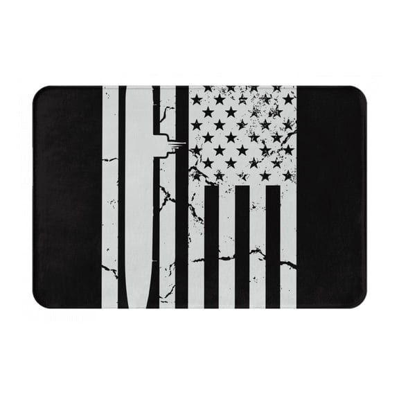 Logiee Submarine Vintage Flag Print Welcome Mats for Entryway,Door Mat for Front Door,Entry Mat,Doormat for Garden, Garage, Patio, Home, Porch Decor