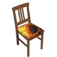thumbnail image 1 of Logiee Sunset Coast Sunflower Print Square Chair Seat Covers, Stretch Chair Seat Covers,Seat Chair Slipcover, Non-Slip Chair Slipcover,Furniture Protector for Indoor and Outdoor-Six Piece, 1 of 7