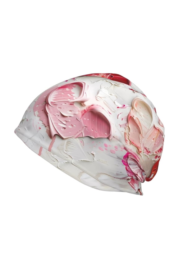 Textured Heart Abstract Art Print Unisex Knit Beanie for Men Women Winter Hat,Beanies Skull Caps