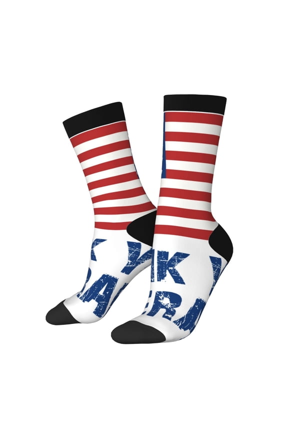 Thank You Veterans Print Adult Socks for Men & Women,Calf Socks, Ankle Socks,Boots Socks,Breathable Casual Sock,Unisex Crew Socks