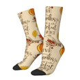 thumbnail image 1 of Logiee Thanksgiving With A Grateful Heart Print Adult Socks for Men & Women,Calf Socks, Ankle Socks,Boots Socks,Breathable Casual Sock,Unisex Crew Socks, 1 of 6