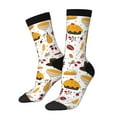 thumbnail image 1 of Logiee Thanksgiving Print Adult Socks for Men & Women,Calf Socks, Ankle Socks,Boots Socks,Breathable Casual Sock,Unisex Crew Socks, 1 of 6