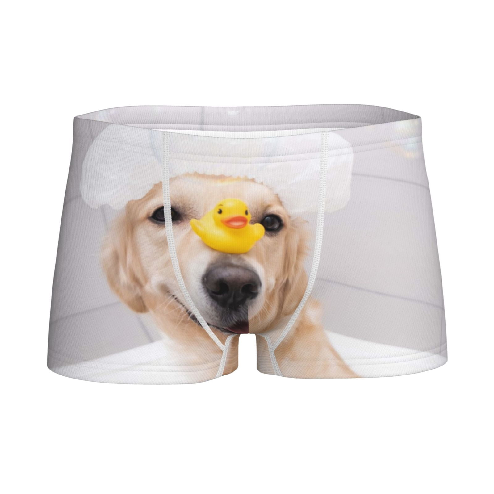Young Boys Minimalist Stylish Cool Cute Dog Print Pattern Comfortable Boxer Briefs