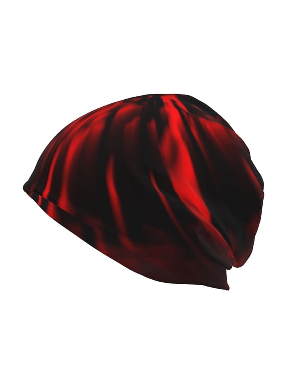 The Red Head Skull Print Unisex Knit Beanie for Men Women Winter Hat,Beanies Skull Caps