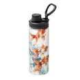 thumbnail image 1 of Logiee Three Goldfish Watercolor Splash Print Water Bottle,18oz Sports Insulated Kettle for Cycling Gym Basketball Outdoor, Suitable as a Present, 1 of 7