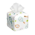 thumbnail image 1 of Logiee Tissue Box Cover 5X5X5'' PU Leather Tissue Holder Square Tissue Cube Box Organizer for Bathroom Vanity Countertop,Car,Night Stands,Office,Home,Kitchen (Cute Tennis Rackets), 1 of 8