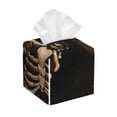 thumbnail image 1 of Logiee Tissue Box Cover 5X5X5'' PU Leather Tissue Holder Square Tissue Cube Box Organizer for Bathroom Vanity Countertop,Car,Night Stands,Office,Home,Kitchen (Duck Bones), 1 of 8