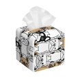 thumbnail image 1 of Logiee Tissue Box Cover 5X5X5'' PU Leather Tissue Holder Square Tissue Cube Box Organizer for Bathroom Vanity Countertop,Car,Night Stands,Office,Home,Kitchen (French Bulldog 2), 1 of 8