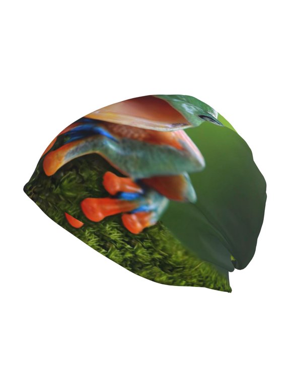 Tree Frog Print Unisex Knit Beanie for Men Women Winter Hat,Beanies Skull Caps