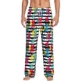 thumbnail image 1 of Logiee Trendy Colorful Pineapples 1 Print Pajama Pants for Men,Men’s Pajama Bottoms,Mens PJ Pants with Pockets & Button Fly-3X-Large, 1 of 6