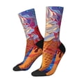 thumbnail image 1 of Logiee Trio Of Dripping Cones Print Adult Socks for Men & Women,Calf Socks, Ankle Socks,Boots Socks,Breathable Casual Sock,Unisex Crew Socks, 1 of 6