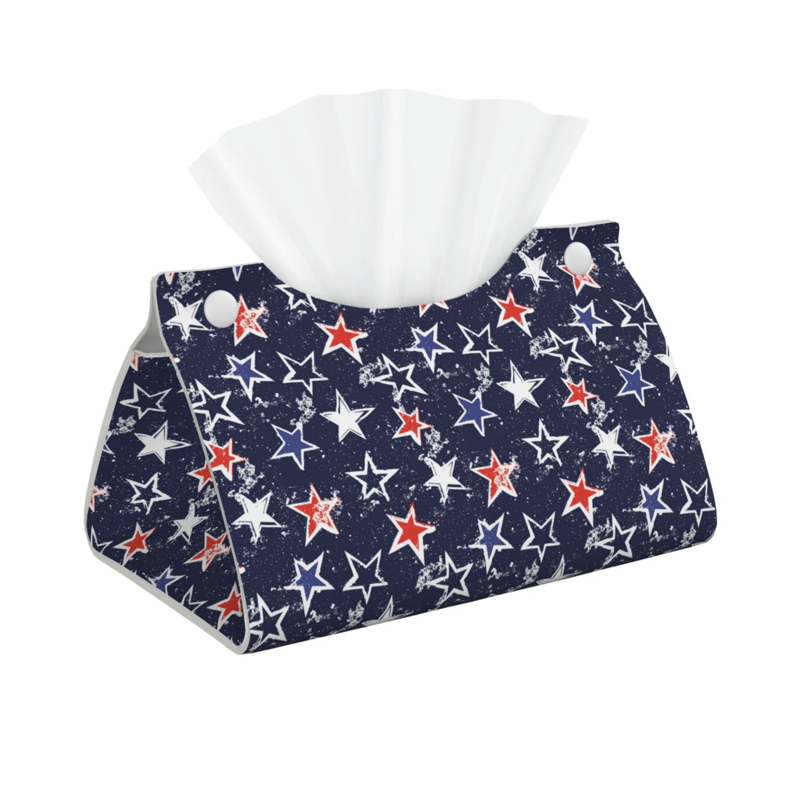Logiee USA Stars Print Tissue Box Cover,Stylish Tissue Box Holder ...
