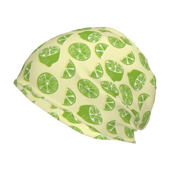 Logiee Various Lemons Print Unisex Knit Beanie for Men Women Winter Hat,Beanies Skull Caps