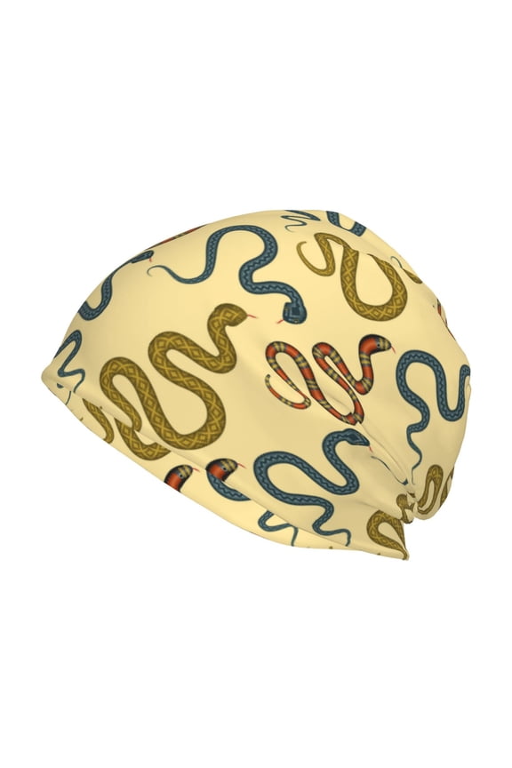 Various Snake Print Unisex Knit Beanie for Men Women Winter Hat,Beanies Skull Caps
