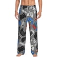 thumbnail image 1 of Logiee Video Game Print Pajama Pants for Men,Men’s Pajama Bottoms,Mens PJ Pants with Pockets & Button Fly-Large, 1 of 6