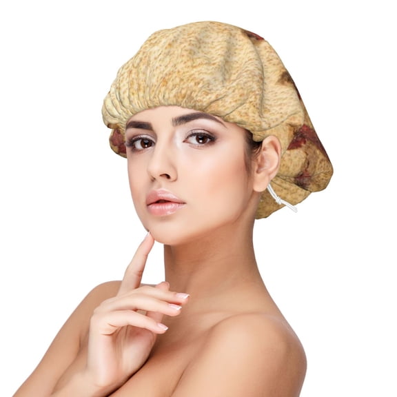 Logiee Vintage Baseball Print Silk Bonnet Satin Bonnet for Sleeping Women and Men,Double Layer Hair Bonnet for Curly Braids Hair