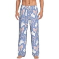 thumbnail image 1 of Logiee Vintage Easter Print Pajama Pants for Men,Men’s Pajama Bottoms,Mens PJ Pants with Pockets & Button Fly-XX-Large, 1 of 6