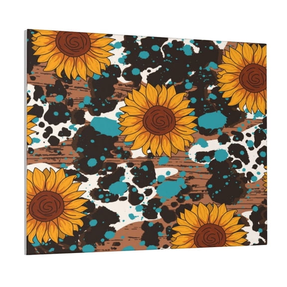 Logiee Vintage Sunflowes Print Canvas Wall Art ,Art Poster,Canvas Decorative Picture,Decor Wall Pictures for Living Room Bedroom Bathroom,Ready to Hang