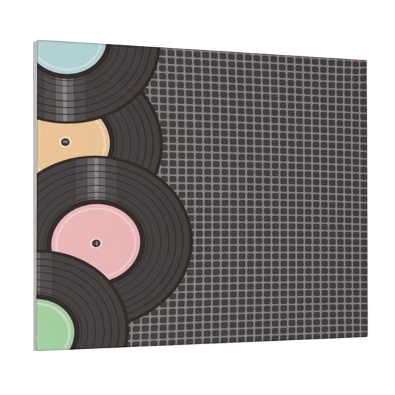 Logiee Vinyl Records Print Canvas Wall Art ,Art Poster,Canvas Decorative Picture,Decor Wall Pictures for Living Room Bedroom Bathroom,Ready to Hang