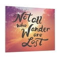 thumbnail image 1 of Logiee Not All Who Wander Are Lost Print Canvas Wall Art ,Art Poster,Canvas Decorative Picture,Decor Wall Pictures for Living Room Bedroom Bathroom,Ready to Hang, 1 of 6