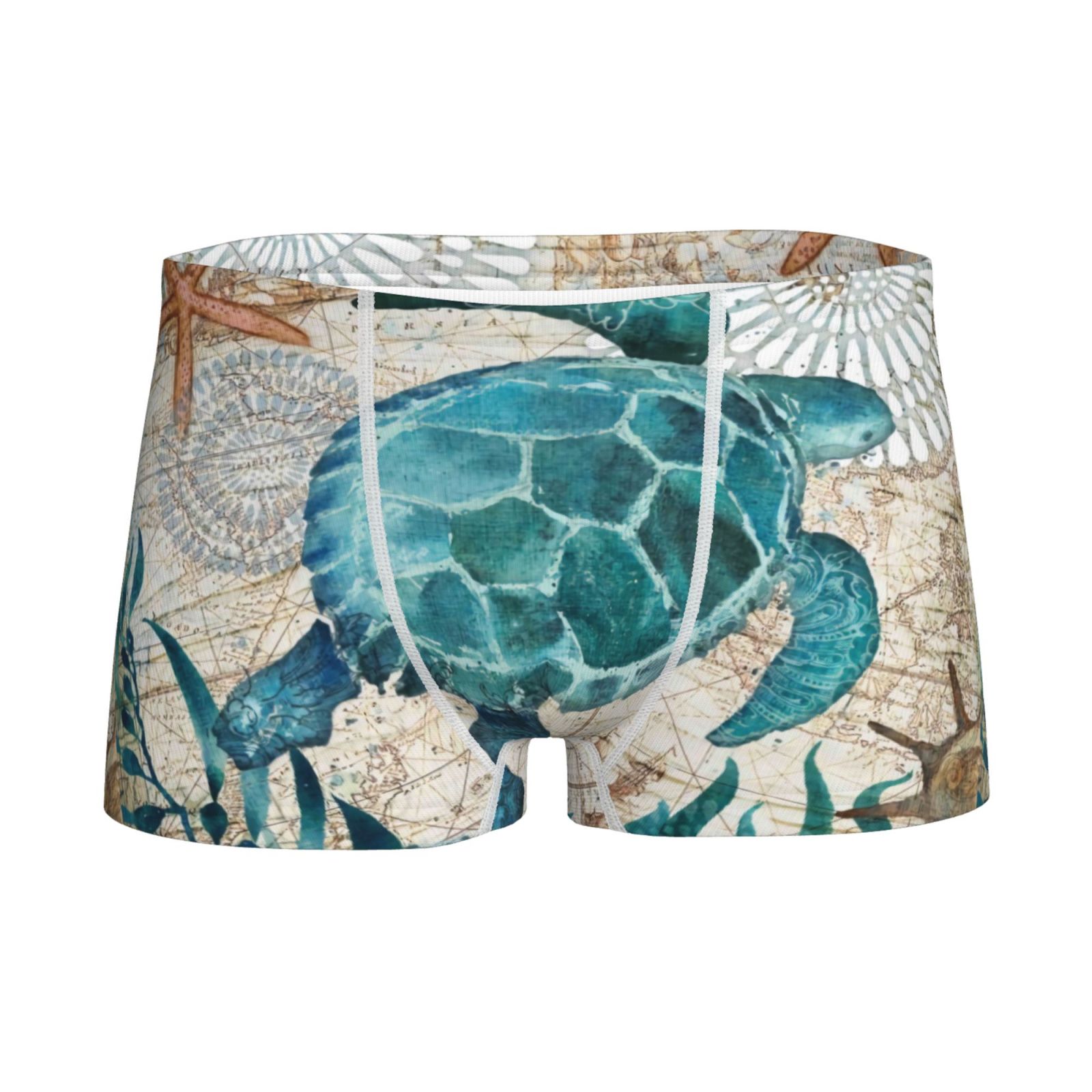 Icker Sea Letters Mini Boxer Brief Underwear Red COI-12-107 main image 1