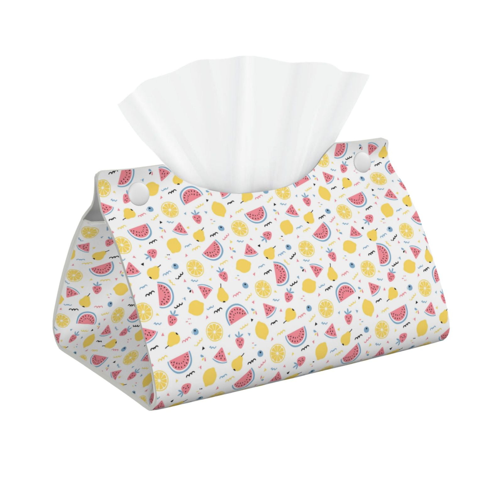 Logiee Tropical Fruit Print Tissue Box Cover,Stylish Tissue Box Holder ...