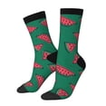 thumbnail image 1 of Logiee Watermelon Print Adult Socks for Men & Women,Calf Socks, Ankle Socks,Boots Socks,Breathable Casual Sock,Unisex Crew Socks, 1 of 6