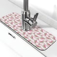 thumbnail image 1 of Logiee Watermelon Print Kitchen Sink Splash Guard Faucet Mat for Splash Guard Behind Faucet Drip Catcher for Kitchen,Bathroom,Sink Mat,Dish Drying Mat,Bathroom-15" X 5.5", 1 of 1