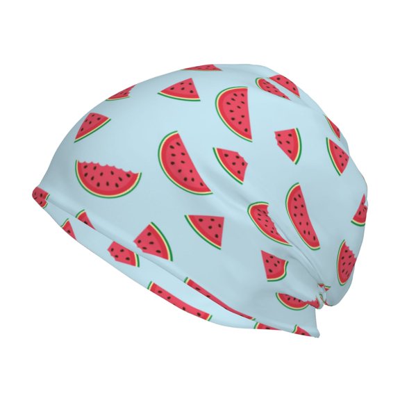 Logiee Watermelon Print Unisex Knit Beanie for Men Women Winter Hat,Beanies Skull Caps